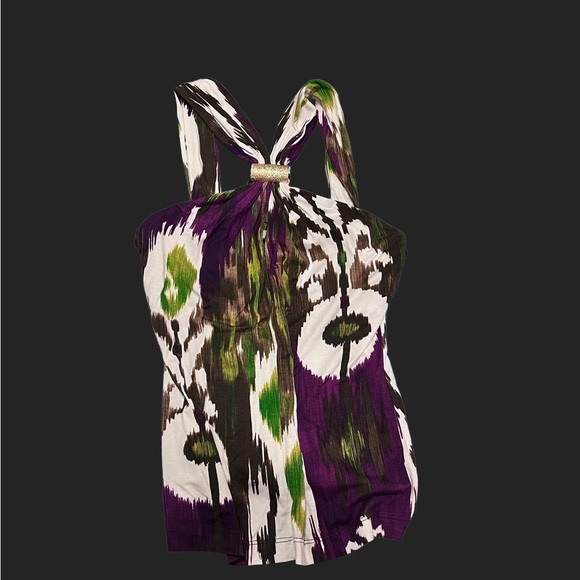 Cache Multi Colored Top - Size S - Picture 1 of 4